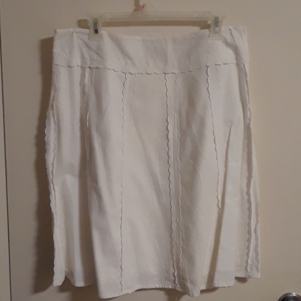 Linen Skirt With Slip